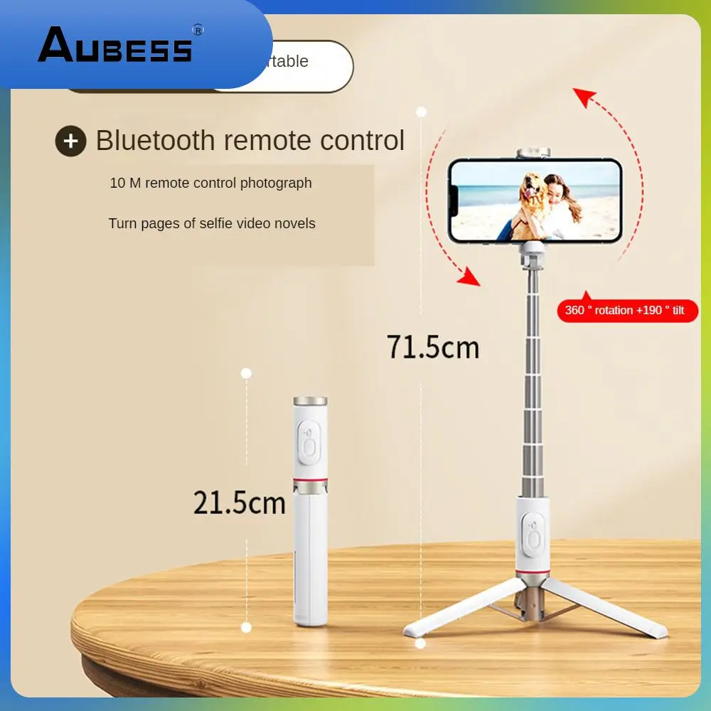

Live Broadcast Holder Light Alloy Selfie Stick Lightweight Remote Control Desktop Stick Tripod Consumer Electronics