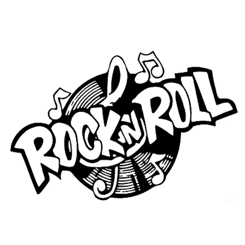 

F340 #13 см/17 см, черная прозрачная фотография, Водонепроницаемый виниловый стикер для музыки