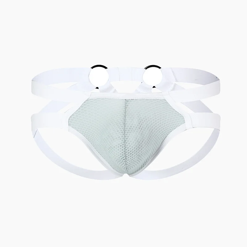 Стринги мужские дышащие пикантное нижнее белье с вырезами U-образные штаны из