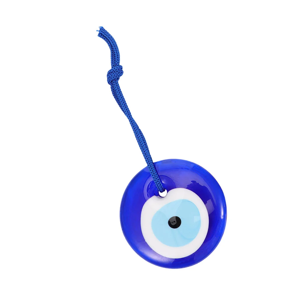 

2PCS Turkish Blue Eye Rope Pendant Turkish Eye Blue Eye Pendant for Store Dorm Home Car