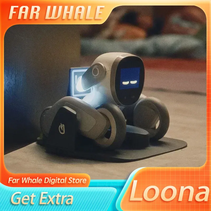 Loona Luna робот собака интеллектуальное эмоциональное взаимодействие виртуальные