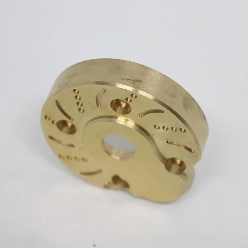 2 шт. латунный портальный корпус поворотного кулака для 1:10 RC Crawler AXAIL SCX10 III AXI03007 и