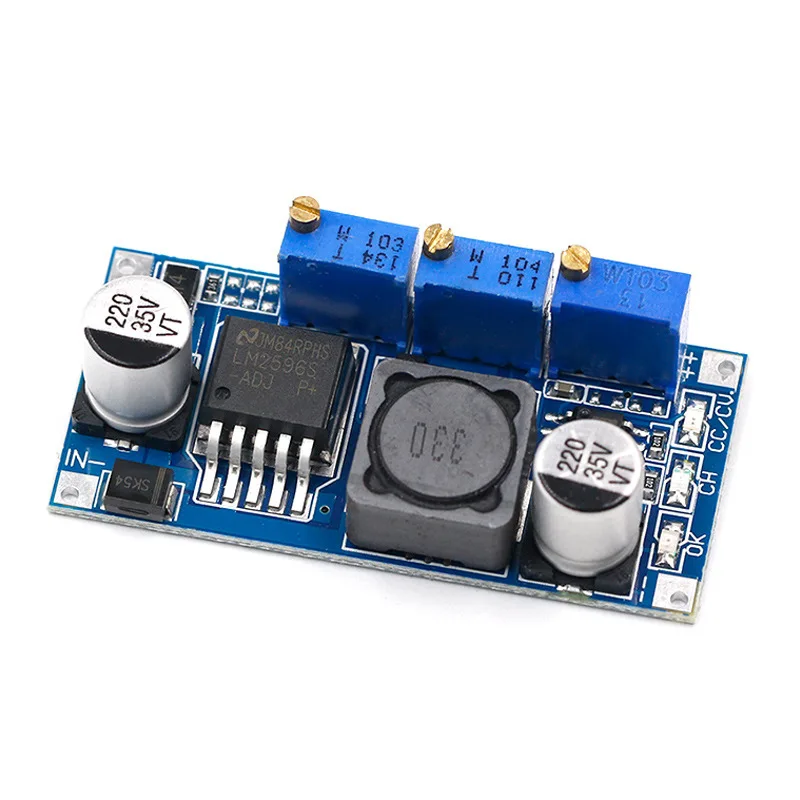 

LM2596 4V 6V 12V 14V 24V 3A DC-DC Step-down Adjustable CC/CV Power Supply Module Converter LED Driver