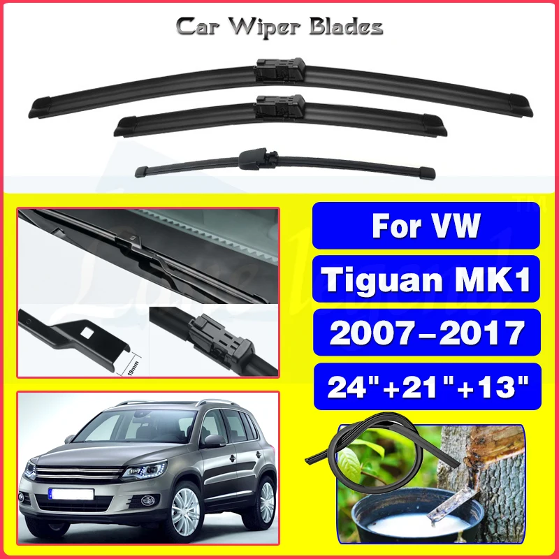 Набор стеклоочистителей LHD для VW Tiguan MK1 2007 - 2017 2016 2015 2014 2013 24 + 21 13 дюймов