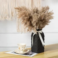 natural dried plants dried reeds bunch small pampas grass diy craft wedding bouquet photography props home decoration supplies