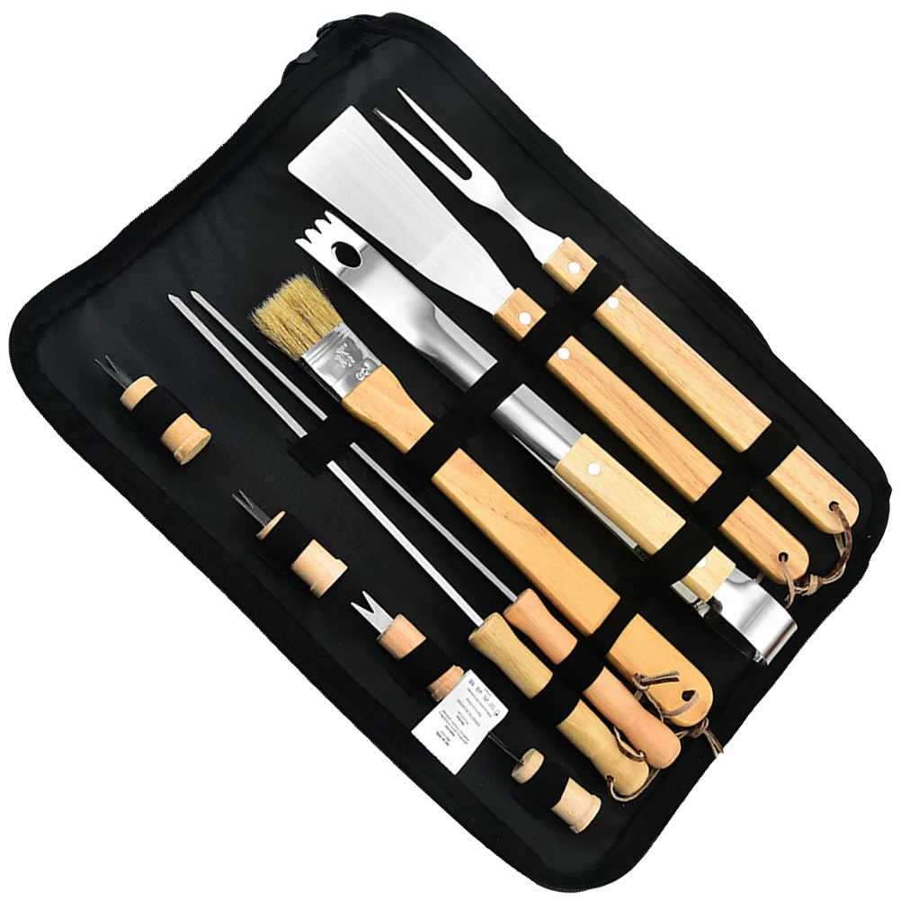 

Grill Sticks Portable Stainless Tools Utensils Camping Kit Tool Outdoor Multi Function Steel Clip Professional Supplies Bbq