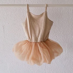 Hot Sell Summer Baby Bodysuit Gauze Cotton Organic Modal Fabric Slip Dress Sleeveless for 9 Months-3