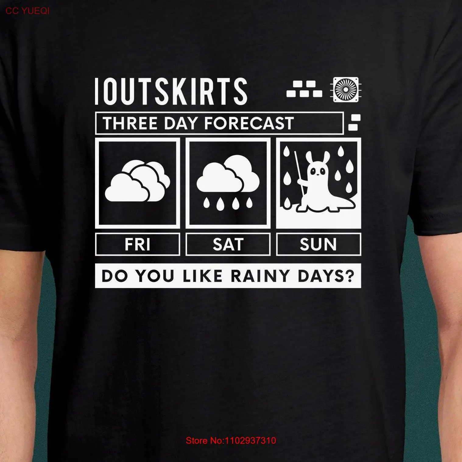 Футболка The Slugcat с прогнозом погоды Rain World Видеоигра Игровой геймер Ящерица Rainworld