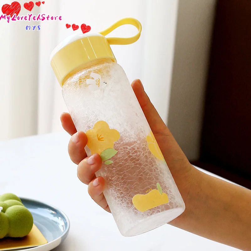 

2022 New Glass Female Lovely Flower Creative Trend 360ml Mini High Borosilicate Water Cup Heat Resistant