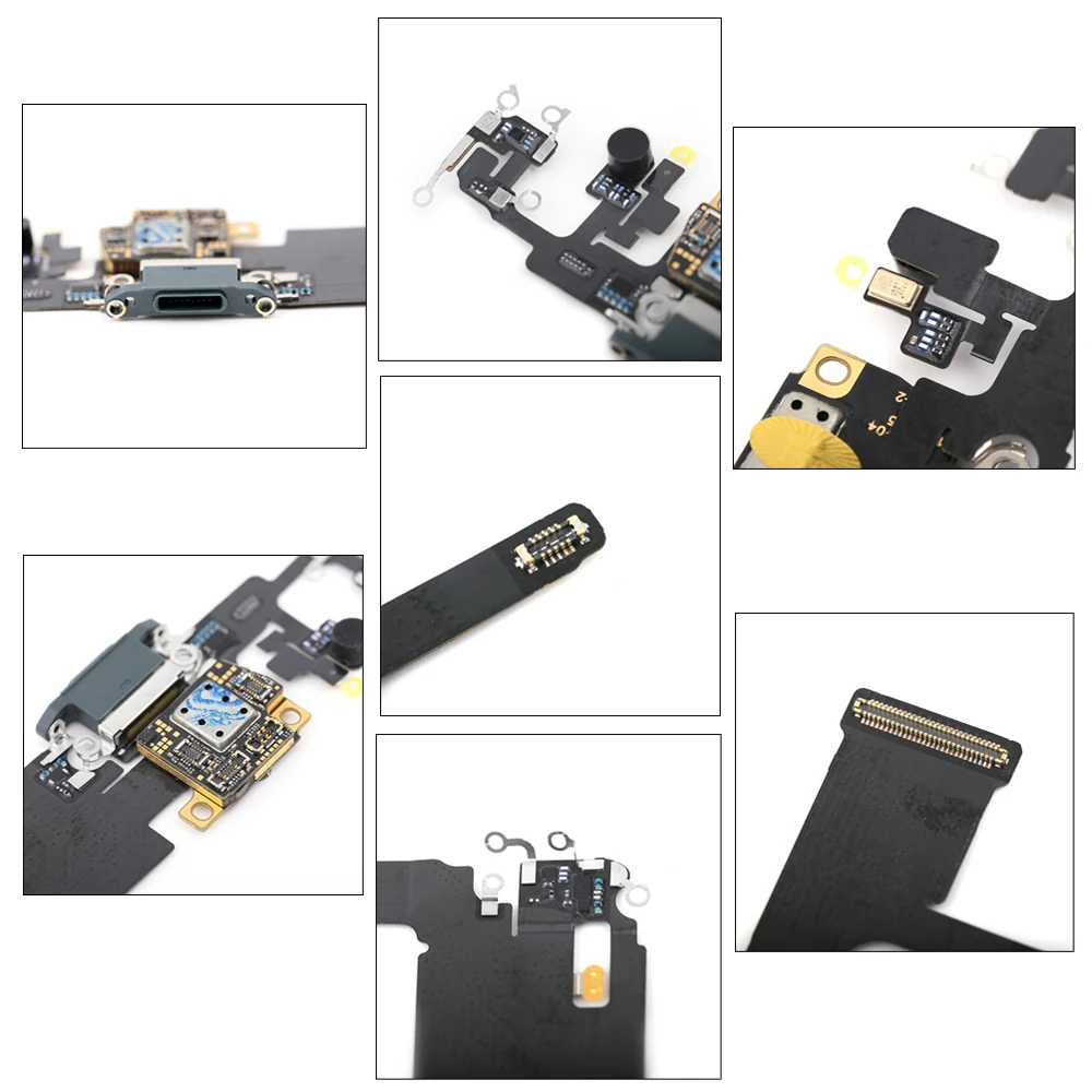 USB Port Charging Board For Iphone 11 Pro Max Charging Dock Jack Plug Socket Port Connector Microphone Audio Bottom Flex Cable enlarge