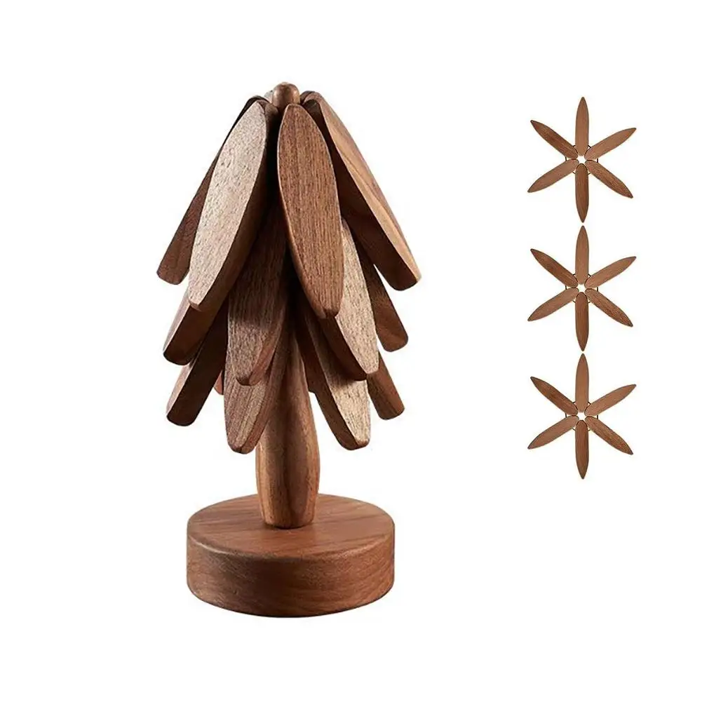 Креативная подставка для дизайна дерева деревянные подставки декоративные