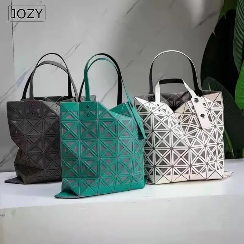 

Classic Casual Fashion Geometric Hollow Foldable Handbag Daily Unisex Shoulder Women's Bag High Quality Tote Student Put Book