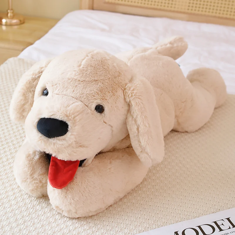 

Kawaii Simulation Labrador Dog Plush Toy Creative Realistic Animal Puppy Dolls Stuffed Soft Pillow for Children Birthday Gift