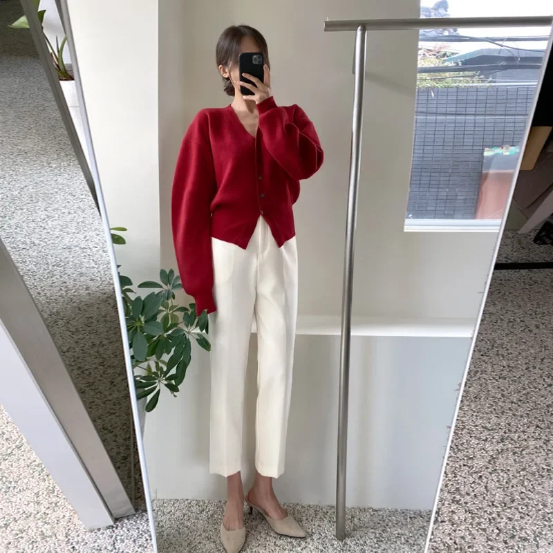 Вязаный кардиган свитер маленькая куртка повседневная футболка в китайском