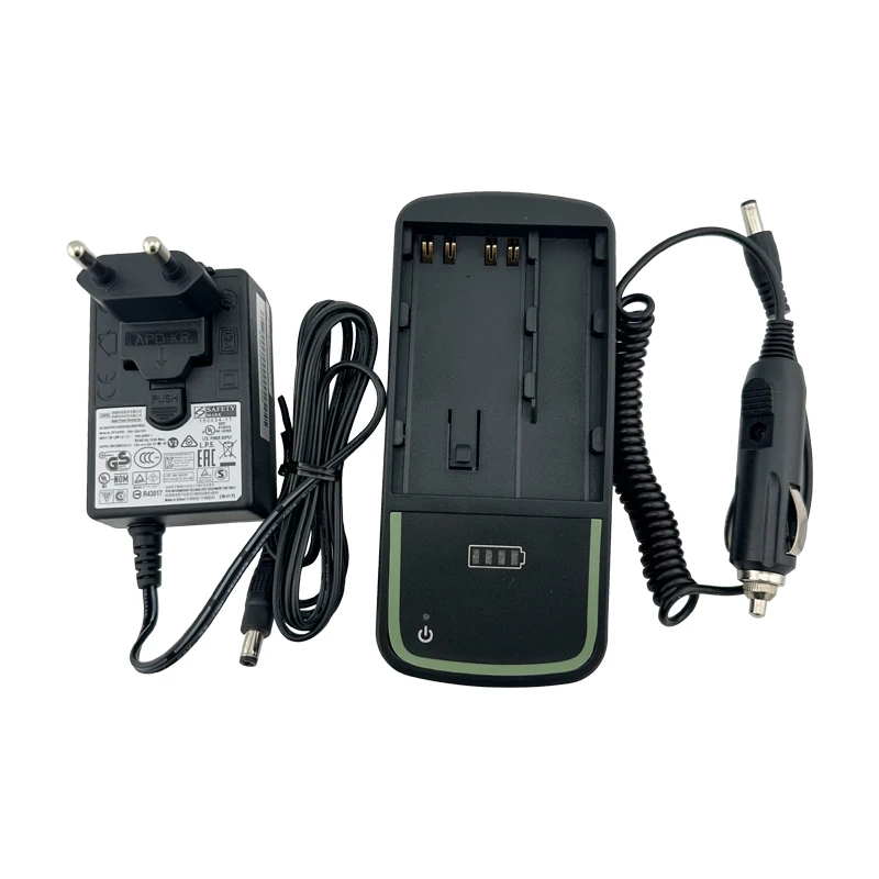 HTcable GKL211 Akku-Ladegerät Für Leica Total Station – Kompatibel Mit GEB211, GEB212, GEB221, GEB222 Akkus, AC/DC