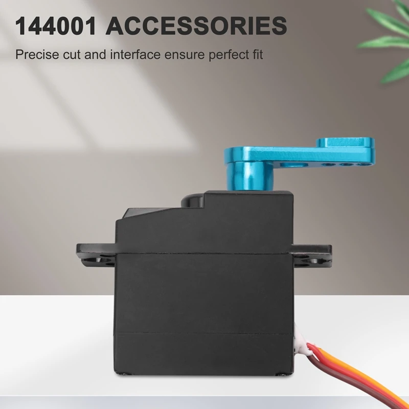 Трехпроводной сервопривод с металлической шестерней для Wltoys 144001 A959-B A979-B RC Off Road Car