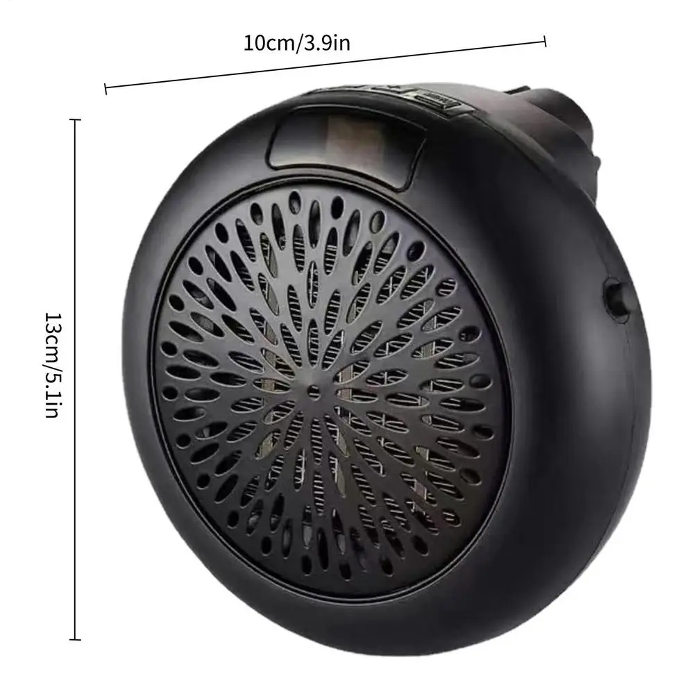 Домашний беспроводной обогреватель, портативный электрический воздухонагреватель, 400 Вт, быстрый нагрев, теплый вентилятор, настольный компьютер для зимней бытовой ванной комнаты