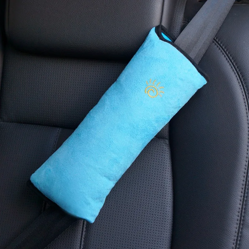 

Auto Kids Seat Belt Car Safety Strap Cover Plush Padding Shoulder Pad Pillow Child Harness Cushion Pad Car Interior Accessories