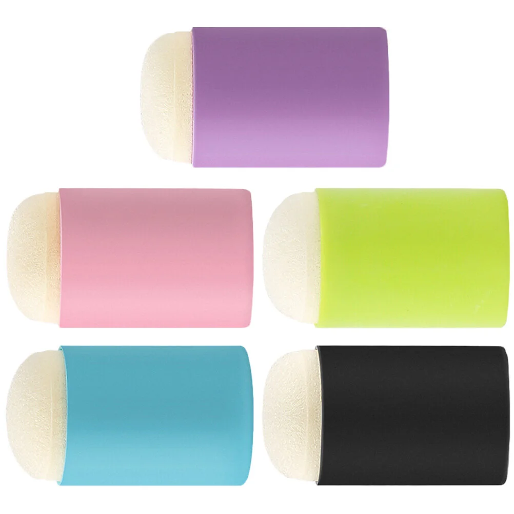 

5 Pcs Ink Kids Sponge Seals Tools Toy Novelty Daubers Plastic Painting Finger Cots Child