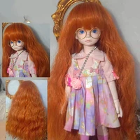 16 bjd doll wig short hairstraight hairwavy curls 30 cm dolls accessories fit for head circumference 16 18cm