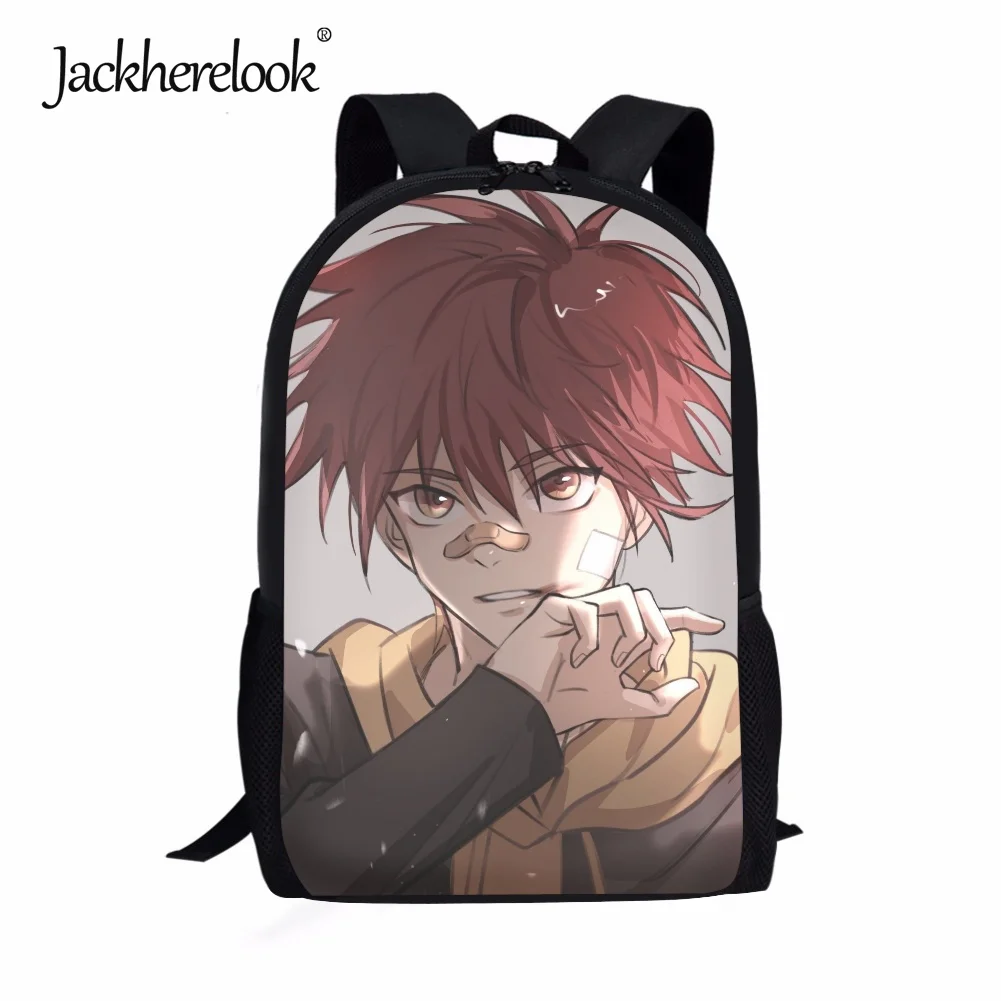 

Jackherelook, детский школьный ранец SK8 с рисунком из аниме бесконечности, Большой Вместительный рюкзак для книг для девочек, горячая Распродажа, ...