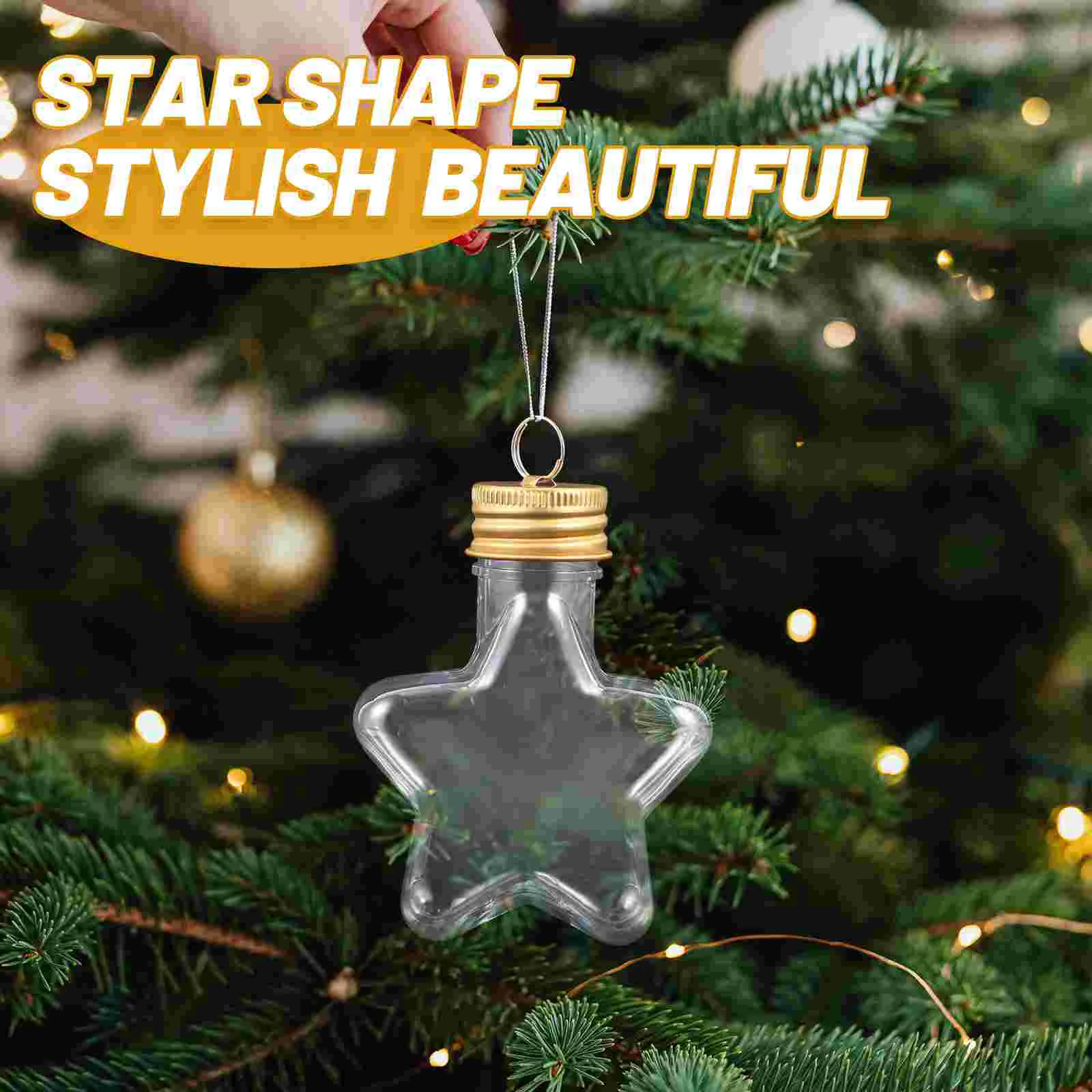 10 шт. рождественские бутылки практичные украшения контейнеры для желаний