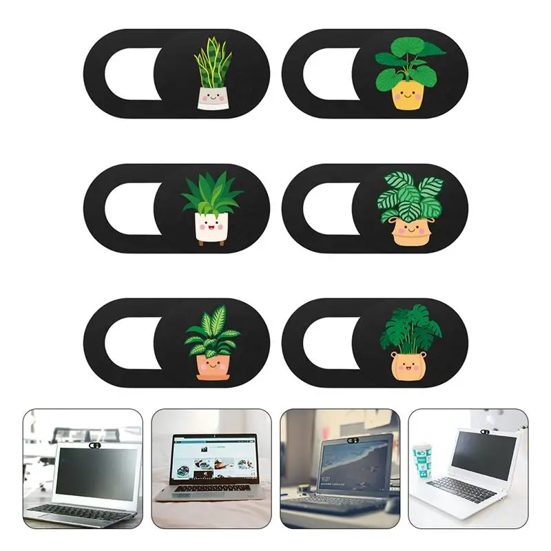 

3PCS 6PCS Webcam Cover Slide Camera Sliding Lid Supply Pattern Anti-peeping Cover