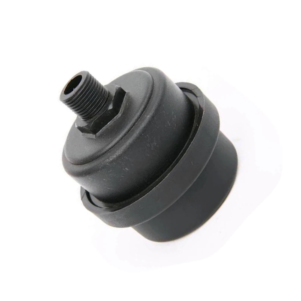 

Tools A IR Compressor Silencer 16mm 1pc 70*65mm Black Plastic Tool Parts