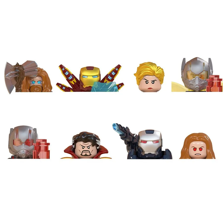 

Disney Marvel Building Blocks Avengers Spiderman Hulk Thor Captain America Action Figures Bricks Figure Toys For Kids Gifts