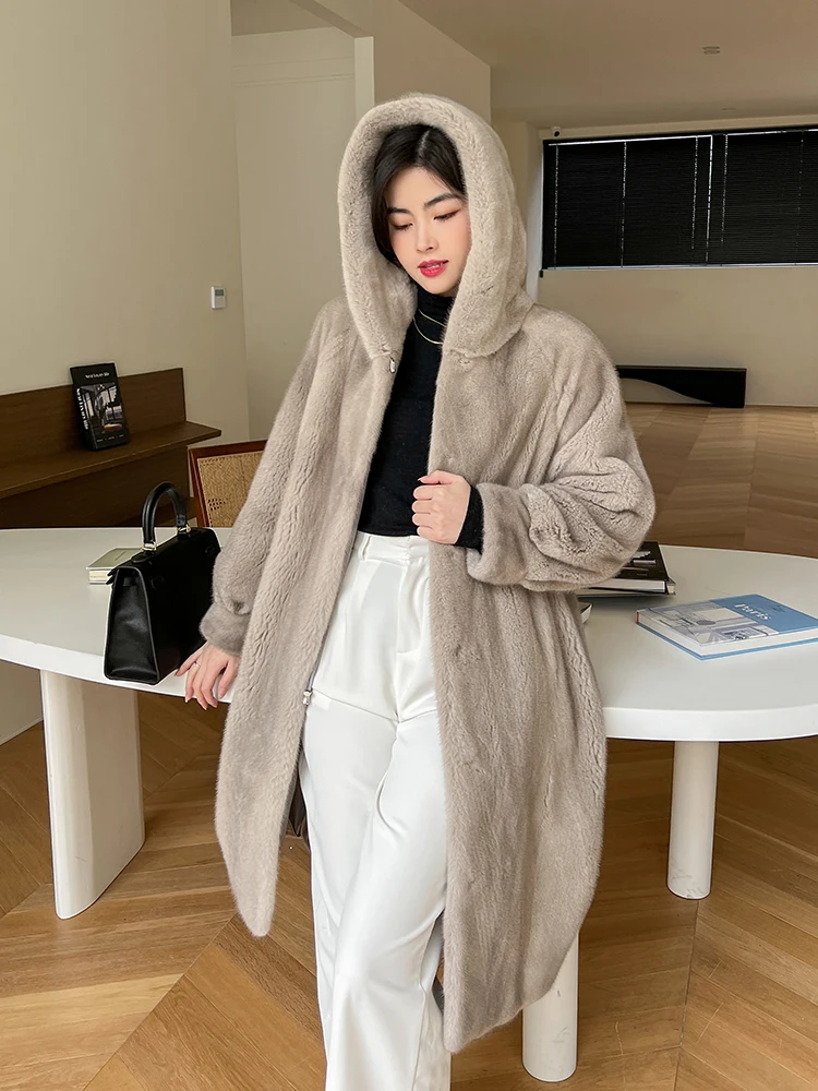 Recommend Fur Coat Coats Fur Mink Fur Thick Winter High Street Other Slim Real Fur Women's Winter Coats 2022