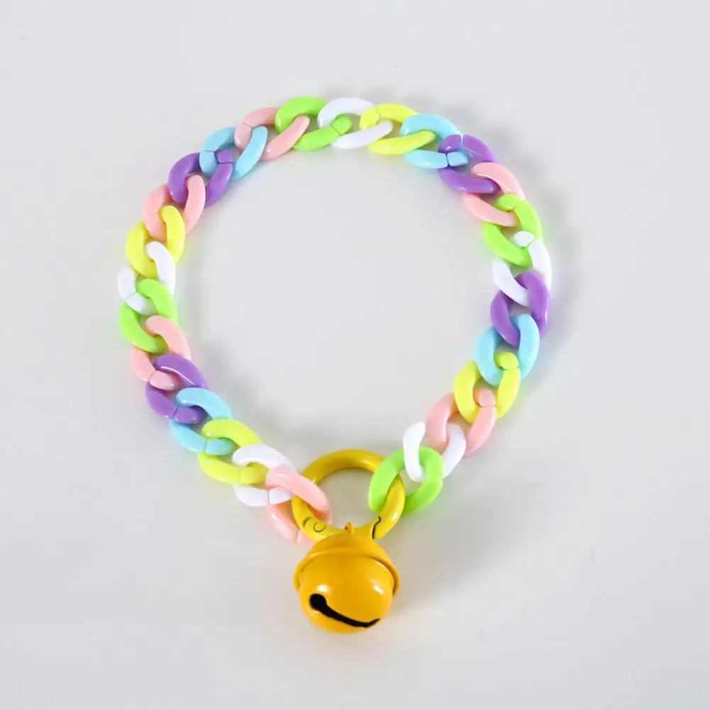 

Ultralight Lovely Cat Necklace Pet Head Collar Plastic Chain Puppy Collar Exquisite Dog Supplies