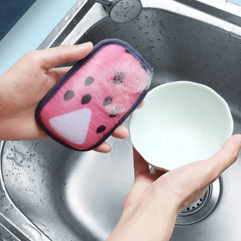 

Бактериальная кухонная антипригарная масляная щетка, бытовая щетка для мытья посуды, Чистящая губка, кухонные инструменты