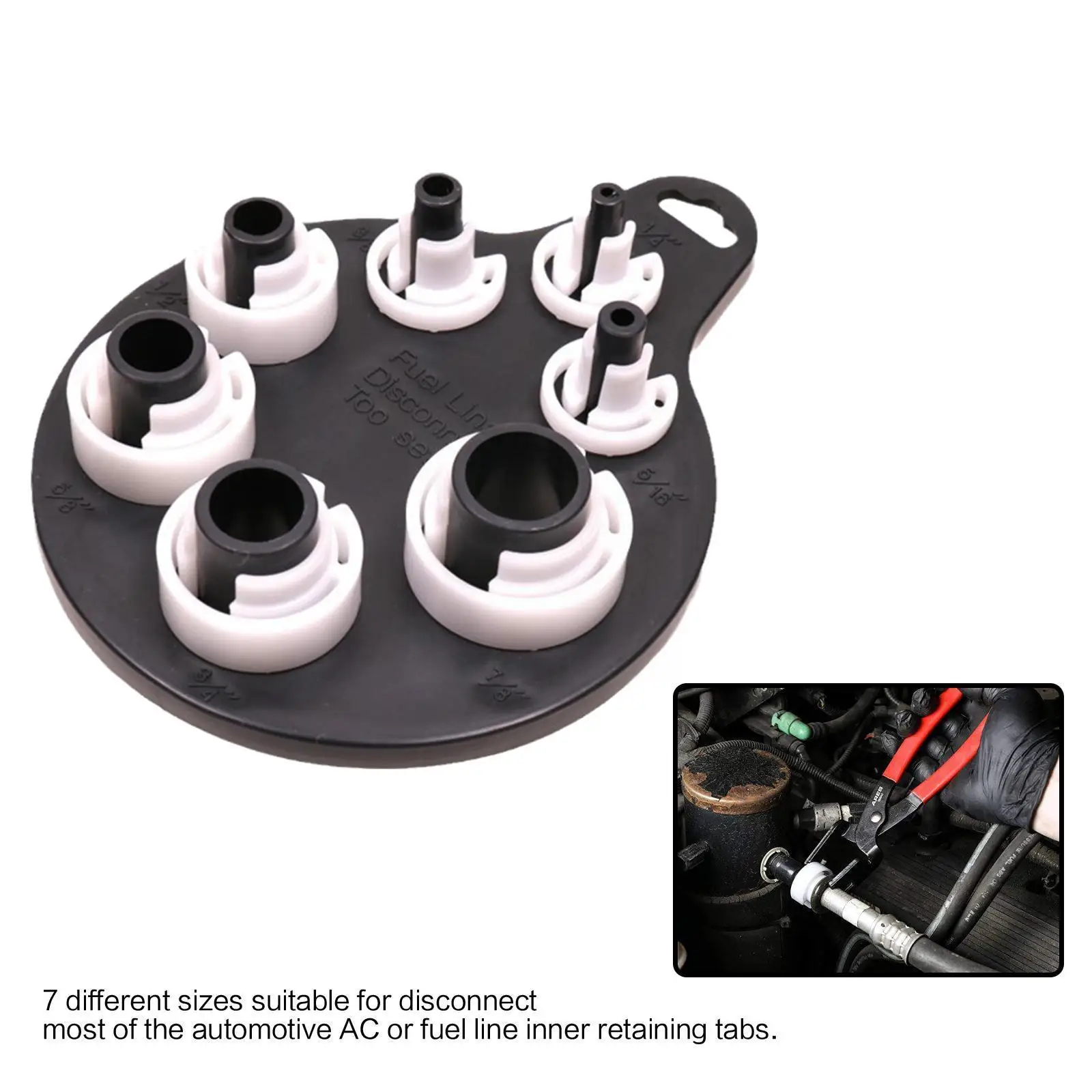 

7pcs Fuel Line Disconnect Tool Air Conditioner Tool Conditioning Set Set Disconnect Repair Air Tool Car Quick Z4k0