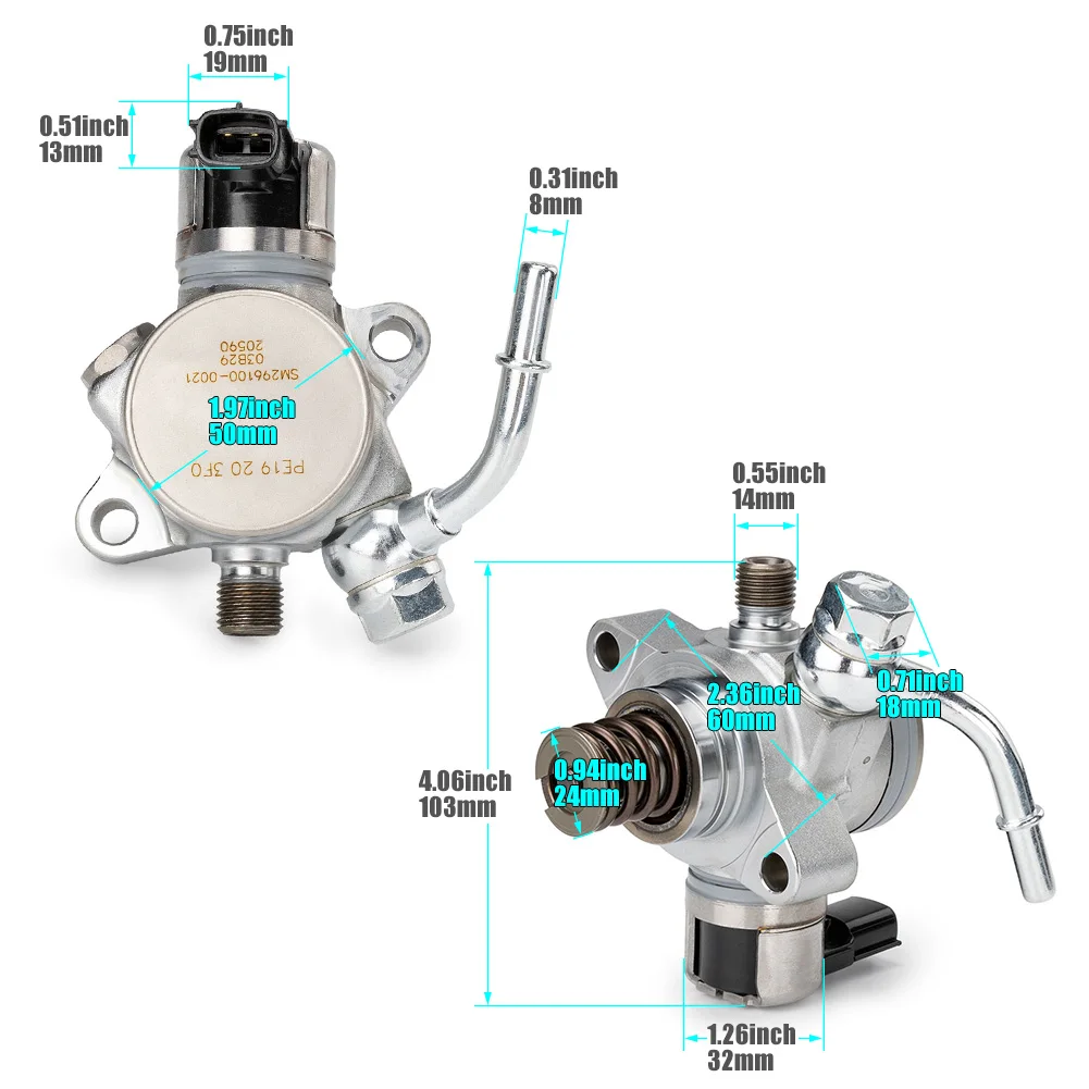 OEM # PE19-20-3F0 PE18-20-3F0 Топливный насос высокого давления для Mazda 3 2012-2018 6 2014-2017 CX-5 2013-2018