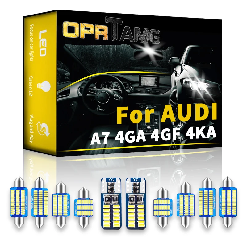 

Лампа для номерного знака с клиновидным цоколем OPRTAMG светильник Audi A7 4GA 4GF 4KA 2004 2005 2006 2007 2008 2009 2010 2011 2012-2022, автомобильные товары