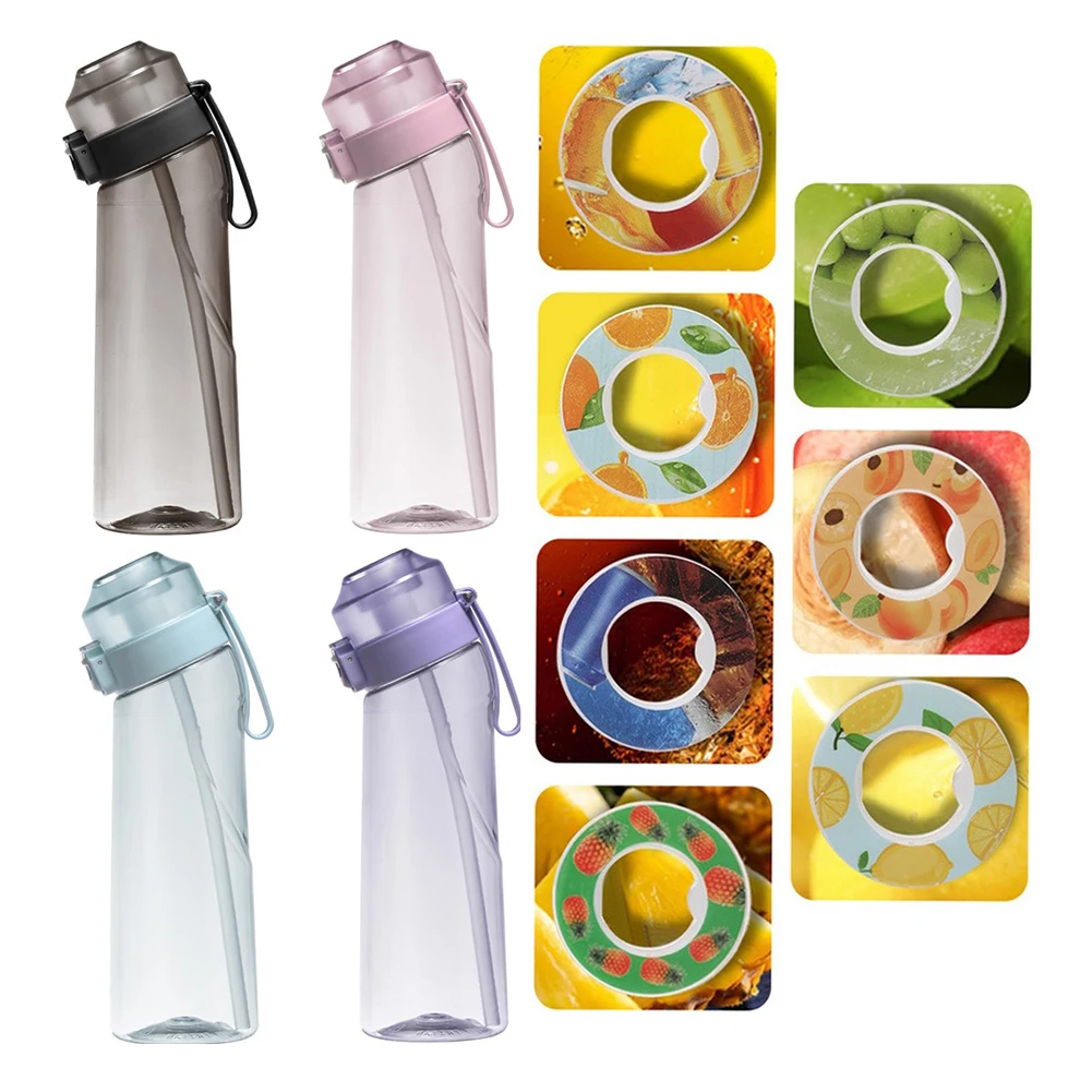 

Бутылка для воды со вкусом 650 мл, бутылка для питья, спортивная чашка для воды с 0 уровнями сахара, подходящая для напитков, посуда для напитков с запахом на открытом воздухе