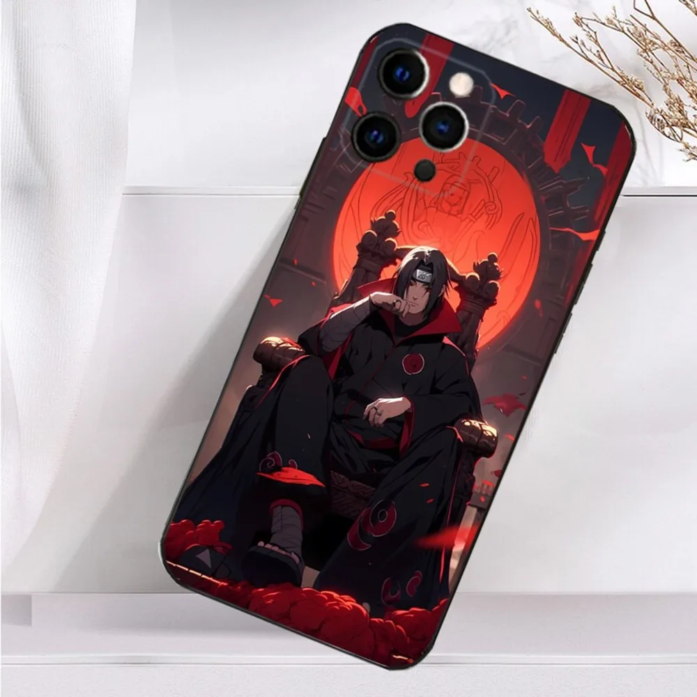 Чехол для телефона A-Anime U-Uchihas I-Itachis iPhone 16 15 14 13 12 11 Plus Pro Max XS X XR SE Mini 8 7 мягкий