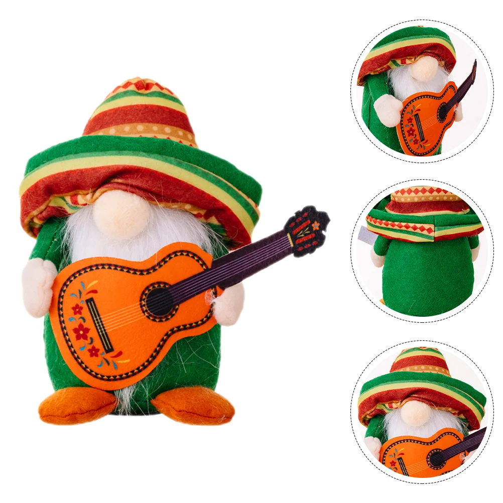 

Plush Elf Dwarf House Decorations Home Gnomes Plush Mexican Decor Mexican Gnome Fiesta Gnomes Summer Home Decor