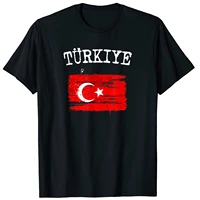 turkey vintage turkiye flag t shirt short sleeve 100 cotton casual t shirts loose top size s 3xl