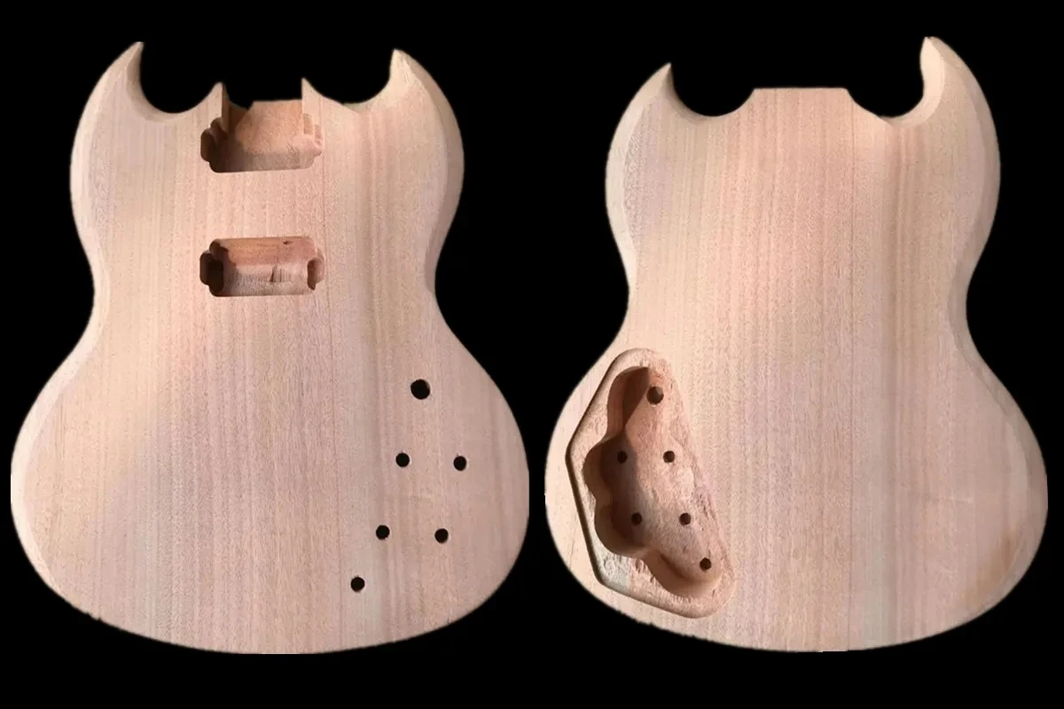 Корпус электрогитары HH звукосниматель из красного дерева улучшенная модель