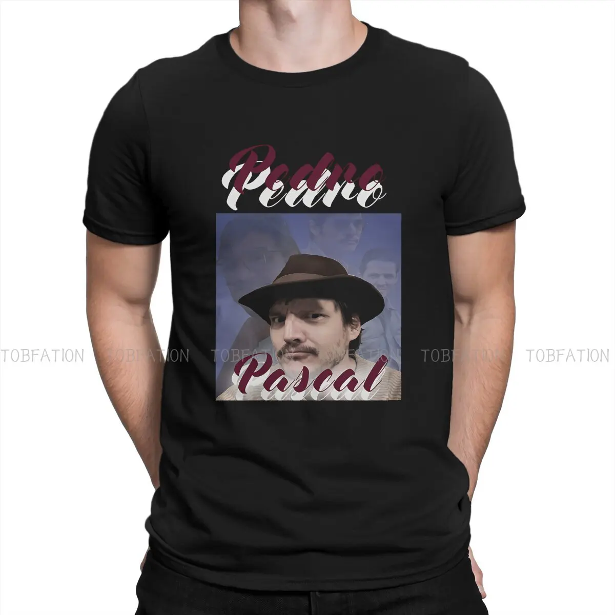 

Pedro Pascal Wrestling TShirt For Male Pedro Pascal Actor Clothing Fashion T Shirt Comfortable Printed Fluffy Creative Gift