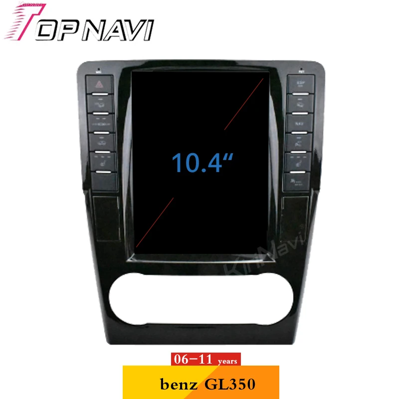 

Topnavi 10.4" Android 9.0 Car DVD Player For Mercedes Benz GL GL350 GL400 GL450 ML ML300 ML350 ML500 Auto Radio GPS Navigation
