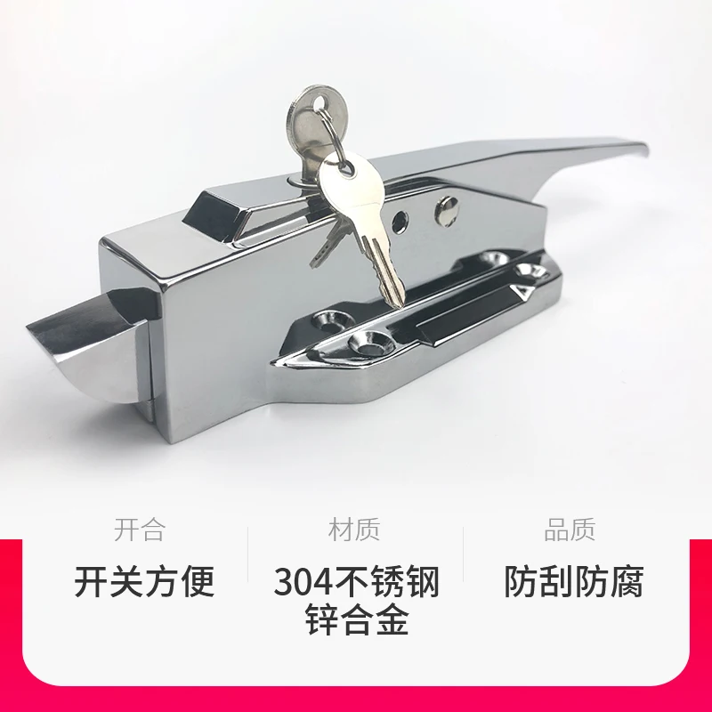 

Cold storage door lock 1178 convex door handle zinc alloy stainless steel lock flat door accessories half buried