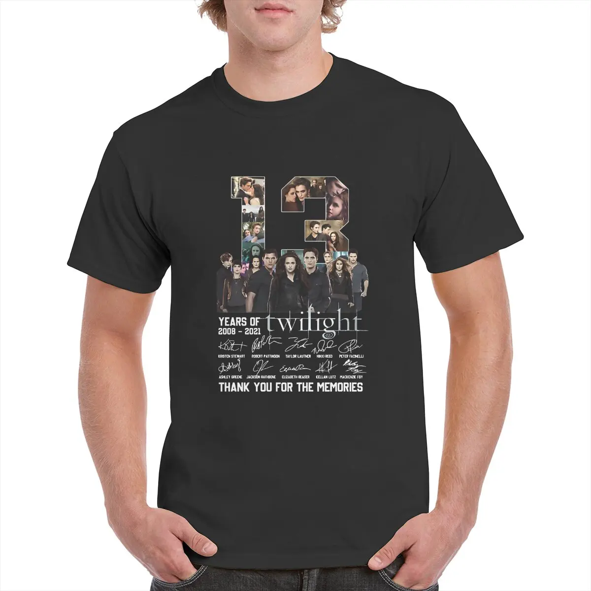 

Twilight Newest TShirt for Men Twilight Cast Round Neck Basic T Shirt Personalize Birthday Gifts OutdoorWear