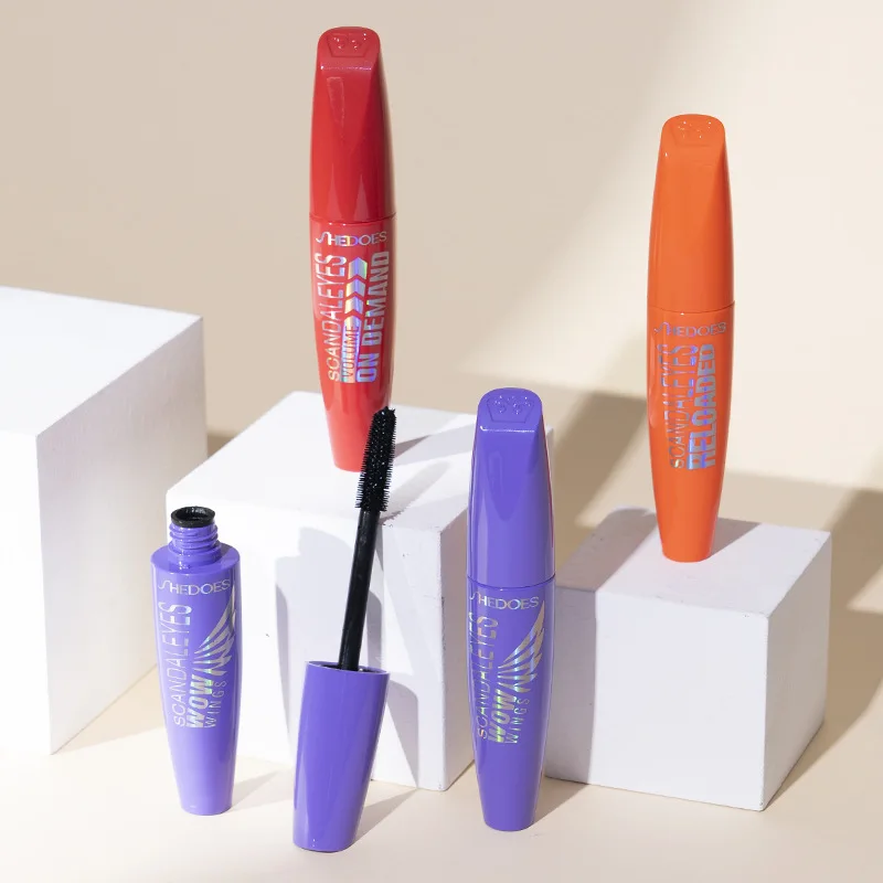 

HEALLOR 1pcs New Brand Eyelash Mascara Makeup Kit Long Lasting Natural Curling Thick Lengthening 4D Mascara Waterproof