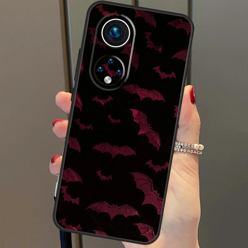 Чехол Goth &quotлетучая мышь Вампира&quot в готическом стиле для Honor X8a X9a X7a X6a X7 X8 X9 X9b X8b 90