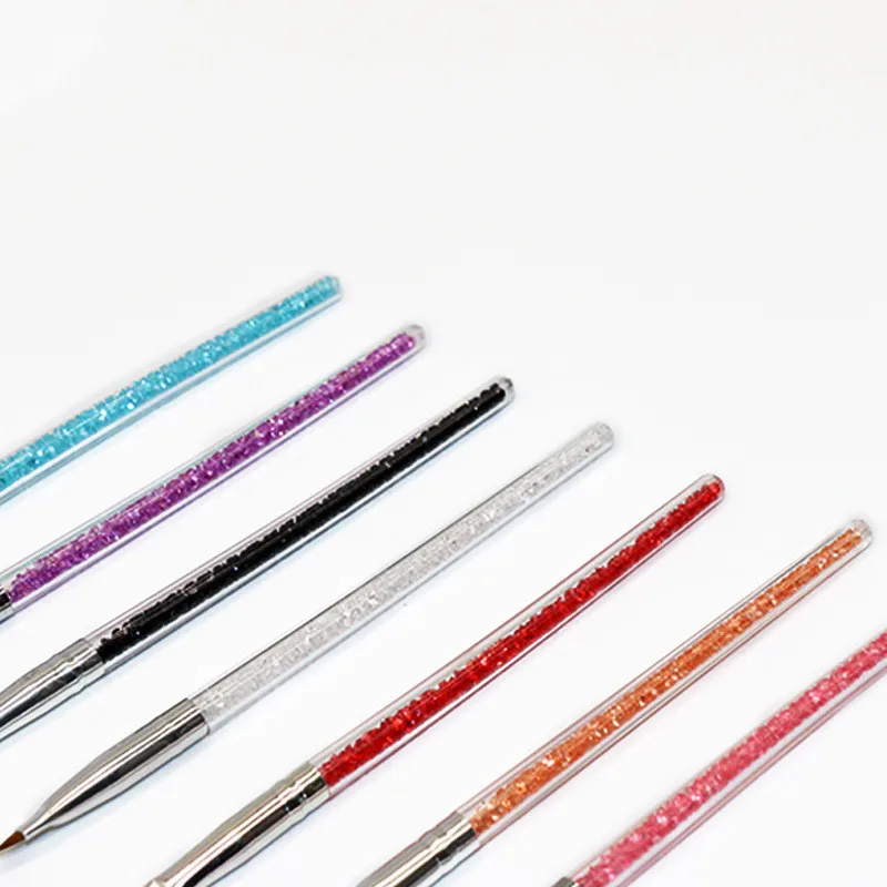 Профессиональные Кисточки для маникюра Стразы нейл-арта набор кистей акриловых
