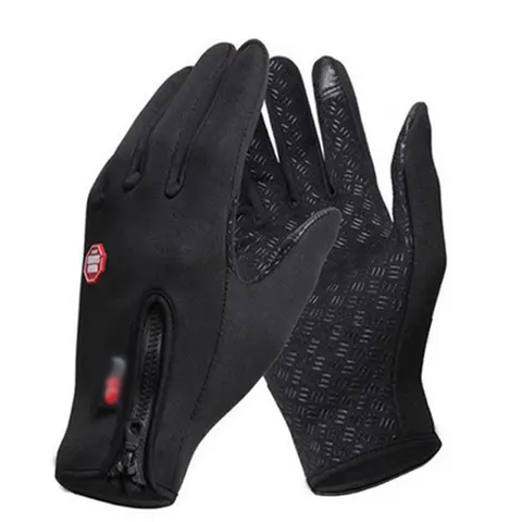 Тактильные перчатки, теплые перчатки для езды на велосипеде, мотоцикле, лыжах, пеших прогулок, с накладками для сенсорных экранов