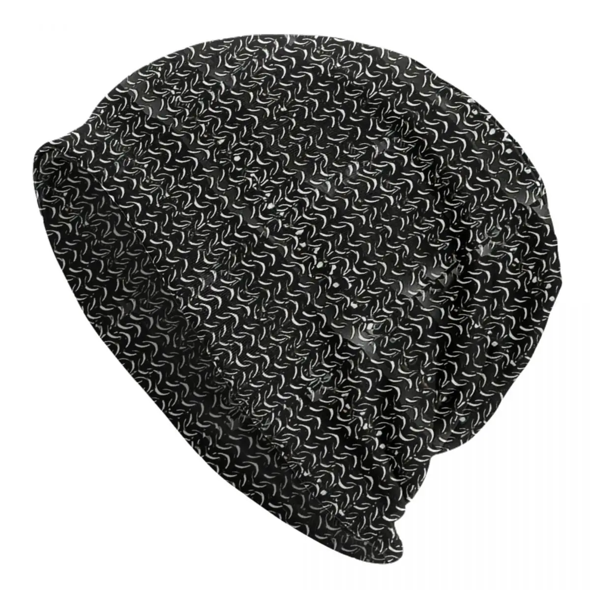 

Metal Chainmail Medieval Knitted Pattern Fashion Beanie Caps Viking Vikings Valhalla Skullies Beanies Ski Caps Bonnet Homme Hats