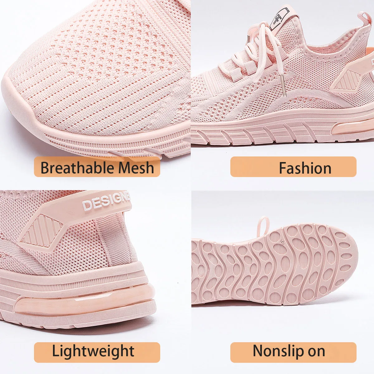 Women Sneakers 2023 Lightweight Mesh Women Casual Shoes Air Cushion Breathable Sport Shoes Walking Female Tennis Zapatos Mujer